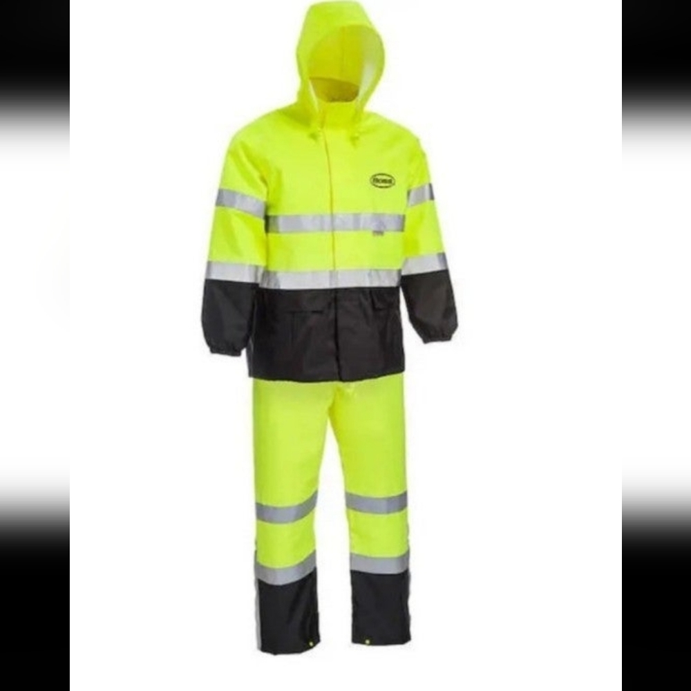 Boss Hi-Vis ANSI Class 3 Rain Suit brand new